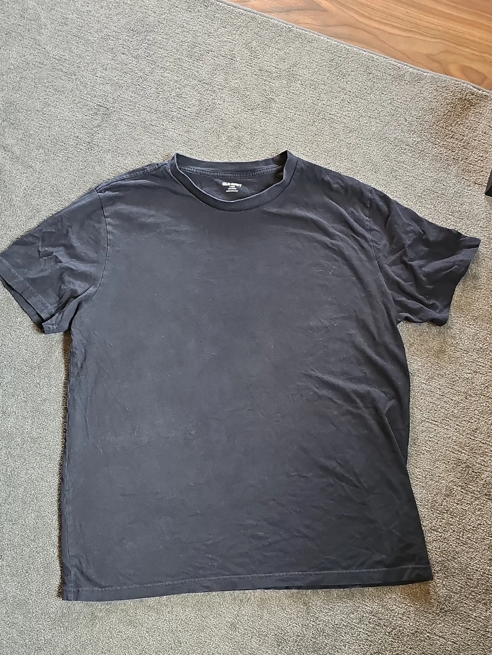 Mens Old Navy Black Crew Neck T-Shirt -Size Large Tall